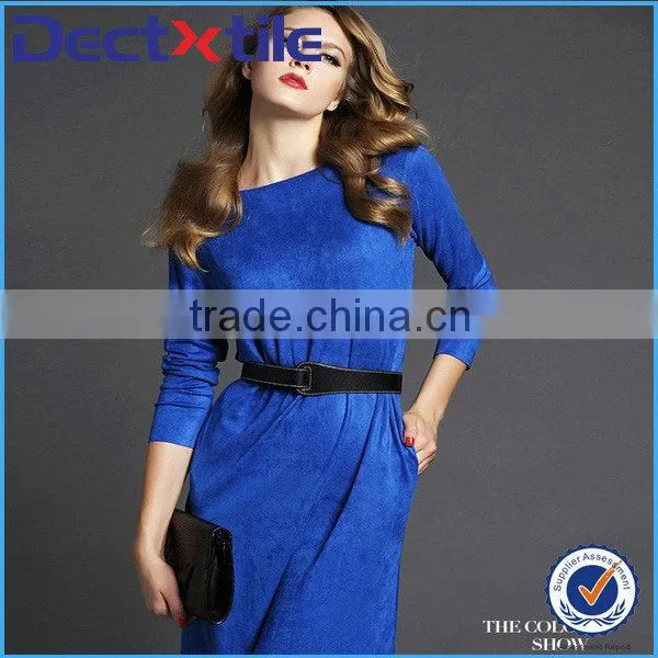 Super micro polyester suede fabric with twill made in china