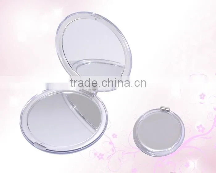 10cm Acrylic pocket mirror with 1x & 10x magnification