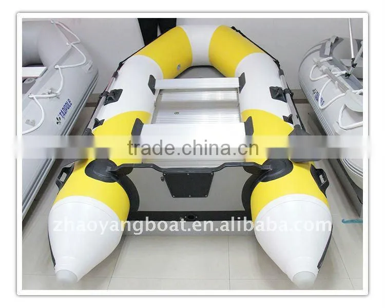 6 passenger (CE) PVC material optioanl floor color inflatable boat materials