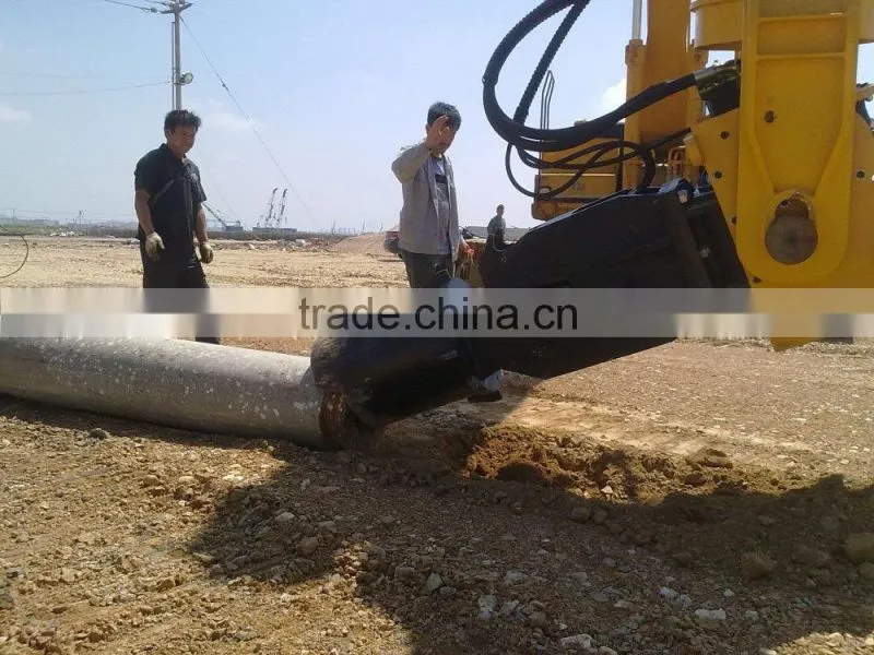 Hydraulic vibratory pile driver hammer for driving sheet piles