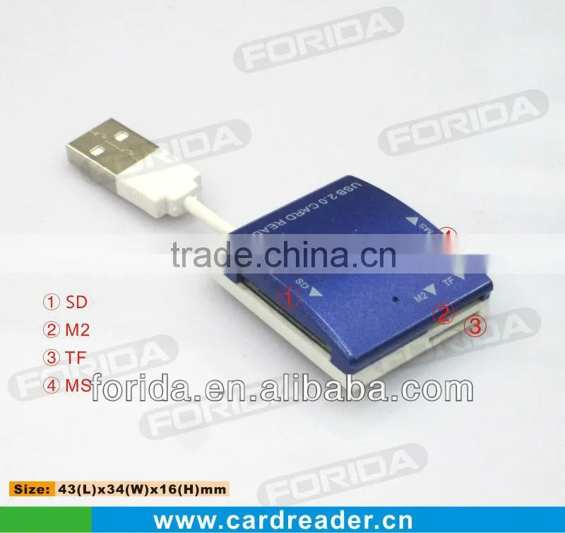 usb card reader for galaxy With Cable And LED Light
