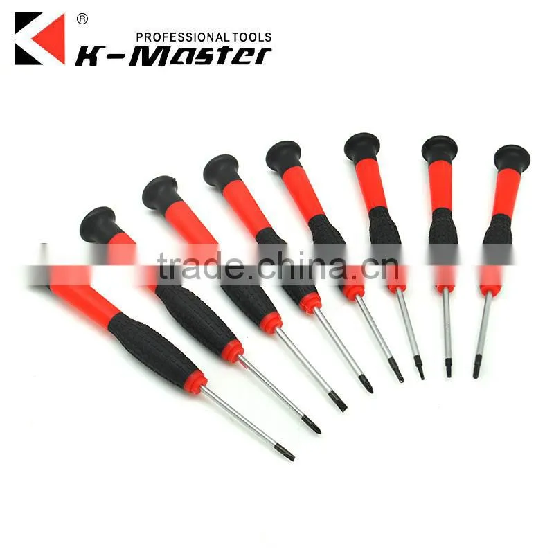 K-Master rubber handle screw-driver short handle screw driver crv utility screwdriver test pencil