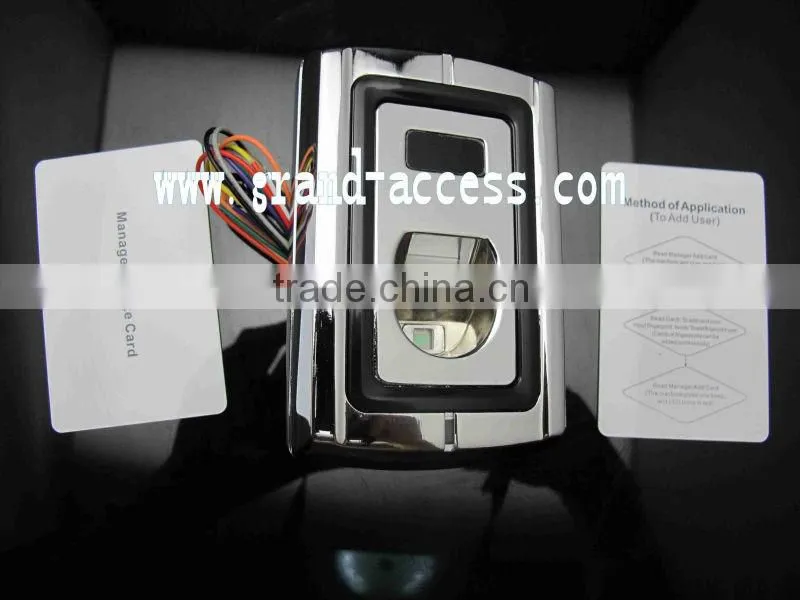 RF Stailless Steel Biometric Fingerprint Reader GAR-007EM with IR Remote Control