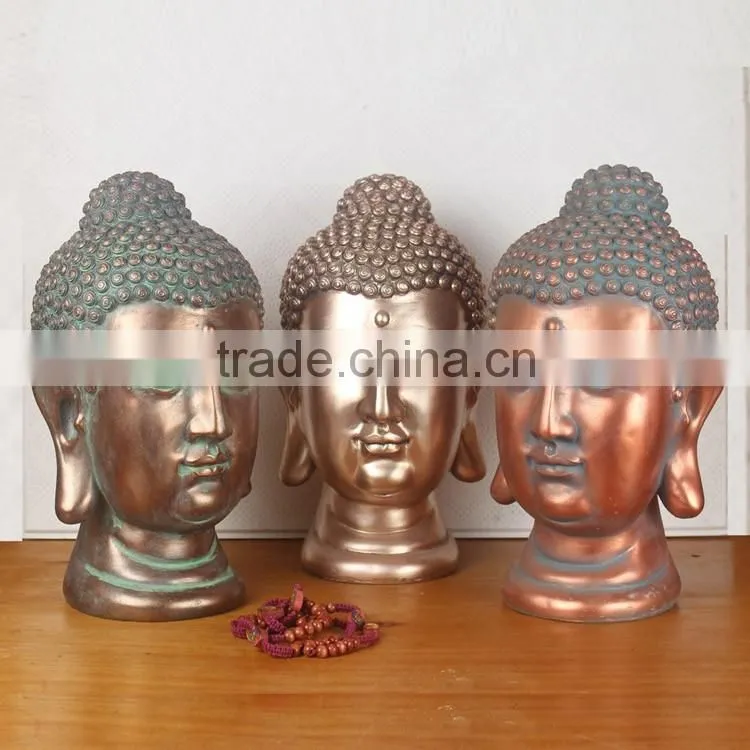 Antique Wooden Looking Sleeping Buddha Statue For Sale