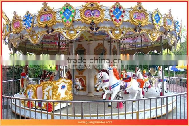 2013 latest style commercial kiddie rides themed park merry go round