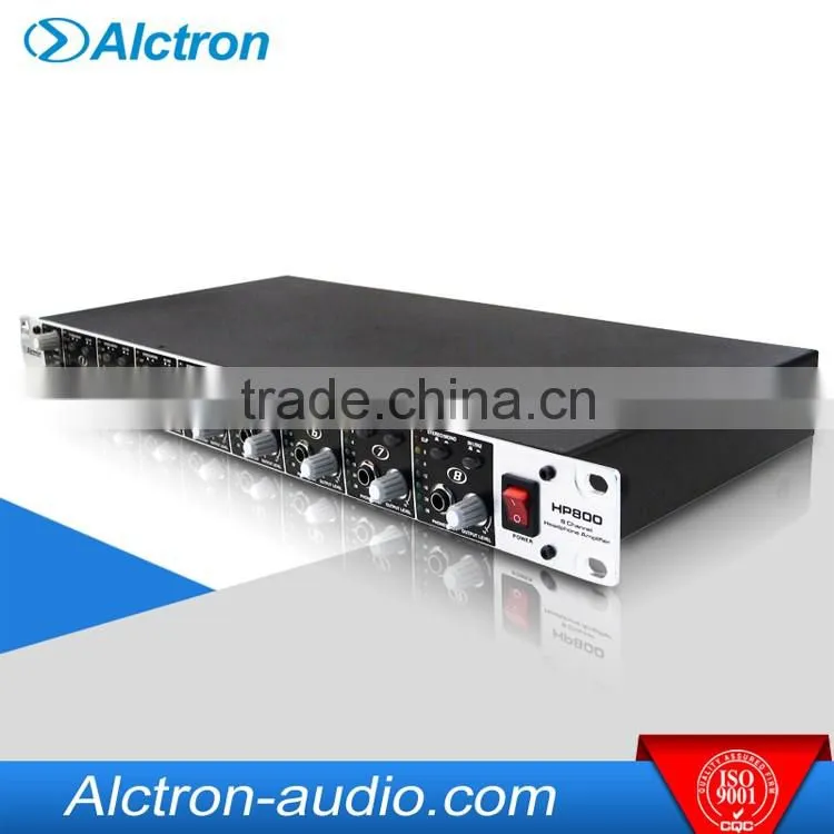 Alctron HP800 Professional 8 Channel multifunctional Headphone Preamplifier, Headphone Amplifier,Pro Headphone Amplifier