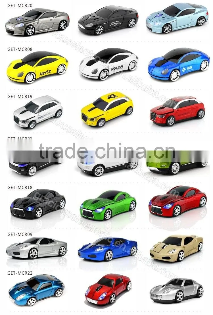 Car Model Shape 2.4Ghz ABS CE Mouse Wireless
