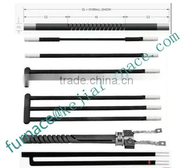 furnace SiC heating elements