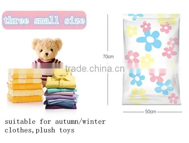 Design and color is universal to receive vacuum compression bag