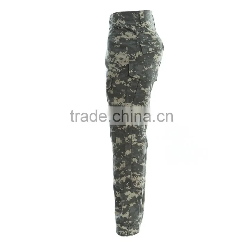 65%polyester 35%cotton 210g rip-stop ACU Color Tactical Pants