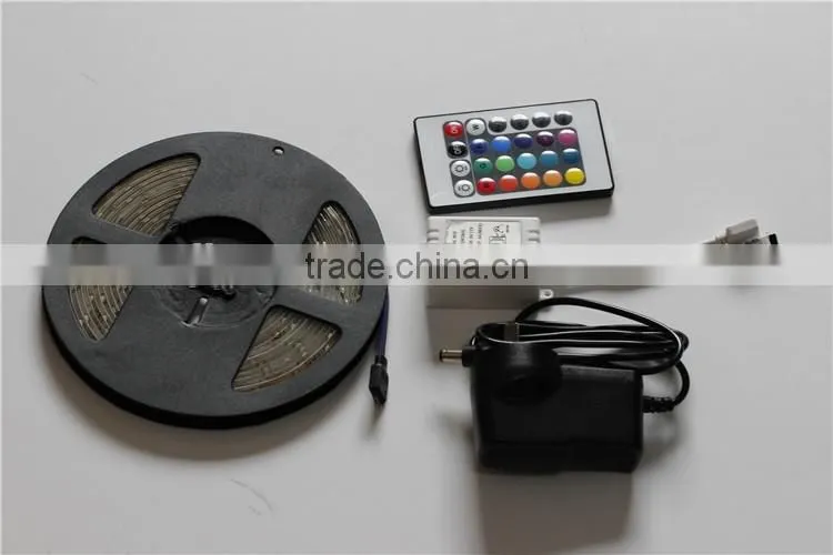 rgb self adhesive CE ROHS led strip 3528 300smd 4.8 watt per meter grow light kit 12v waterproof IP65 for decoration