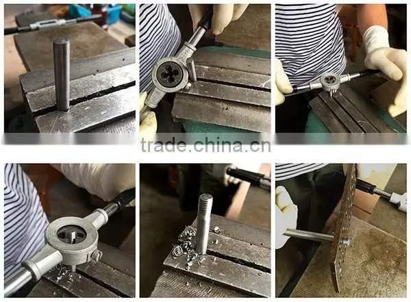 2016 High quality threading dies set in tap & die set