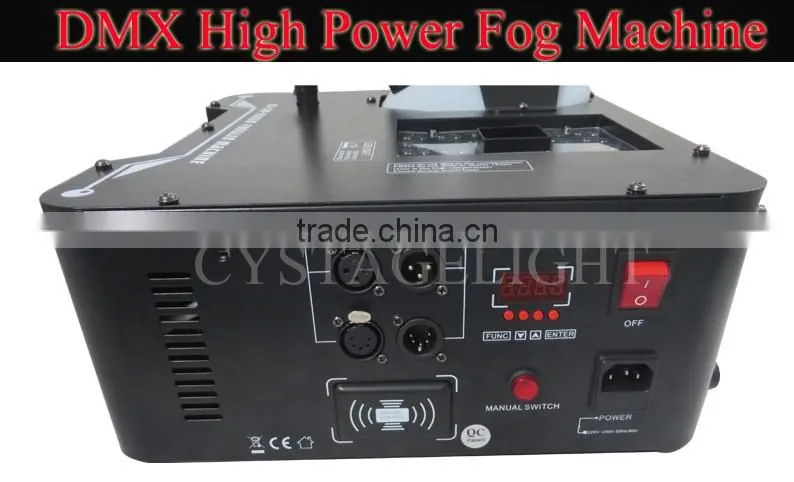 1500W Vertical Colorful Fog Machie Pump 21x3W LED RGB Smoke Machine