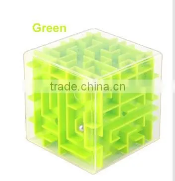 solid color 3d puzzle cube maze puzzle game
