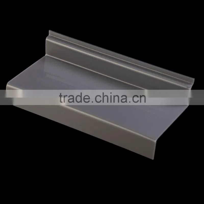 Retail price Slatwall Shoe Shelf Clear Acrylic Plastic Slatwall / Gridwall display for shoes