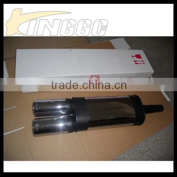 BestSelling titanium car exhaust pipe with Double Exhaust pipes