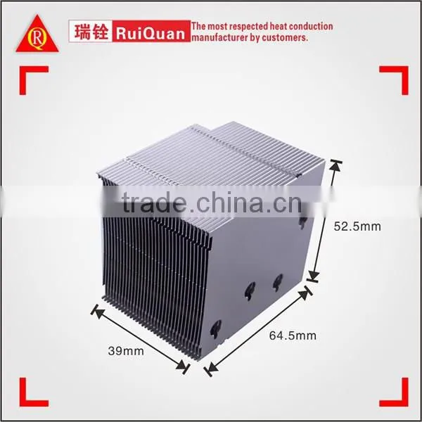 Extruded aluminum alloy skived fin heatsink for Thermoelectric cooling moudle