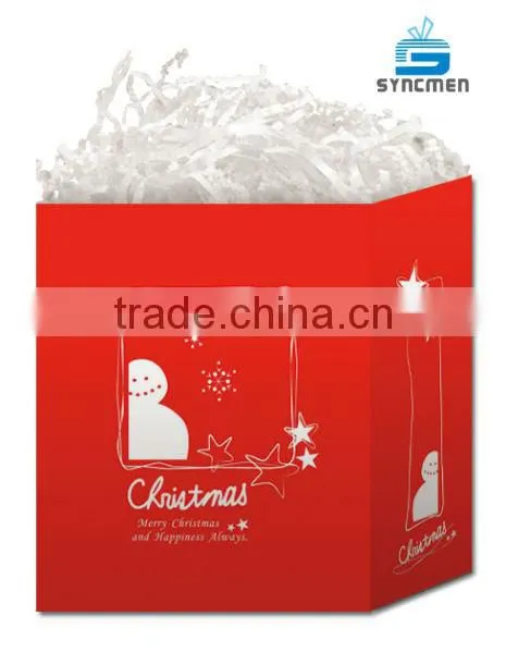 Colorful Custom Printed Christmas Paper Bag