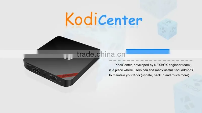 2016 best selling S905 Android 5.1 TV BOX Quad Core Smart TV box A95X NEXBOX with Kodi XBMC fully loaded ott tv box