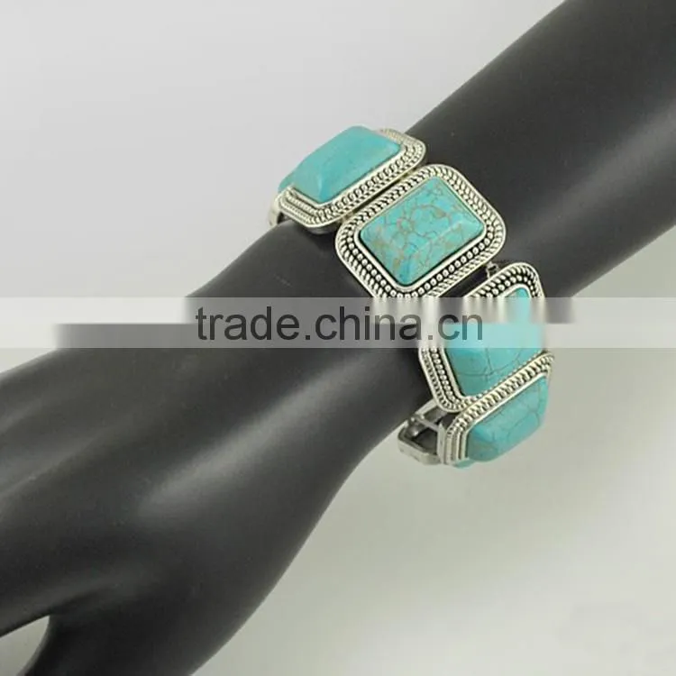 blue natural stone bracelet, natural stone stretch bracelets