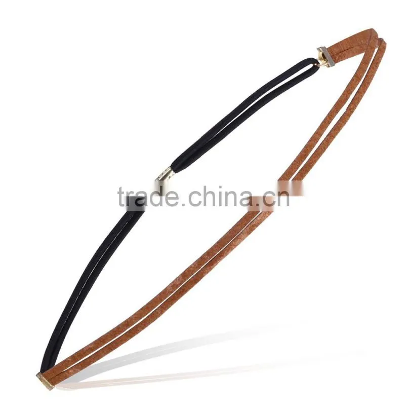 Fashion rhinestone high end quality pretty fashion Embellished Stretch headband hairband