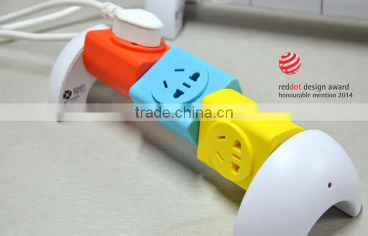 360 degree twist plug power socket