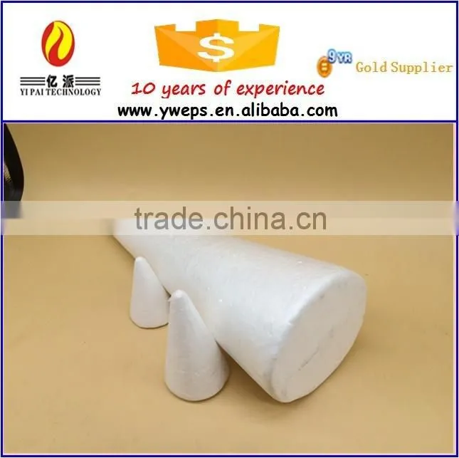 Wholesale white decoration polyfoam cone