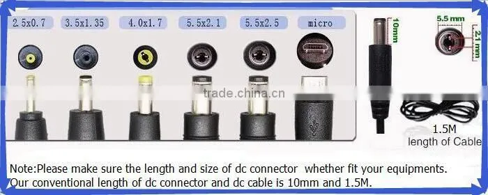 Europe plug adapter power supply 12V 4A lg lcd power adapter