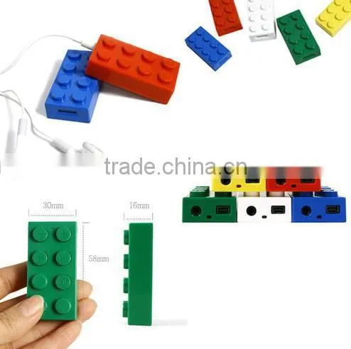 2014&2015 digital mp3 player support memory card block mp3 player