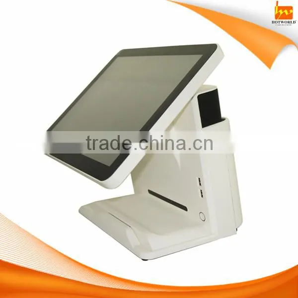 15 inch touch screen 12V 5A USB port dual core Android POS terminal machine