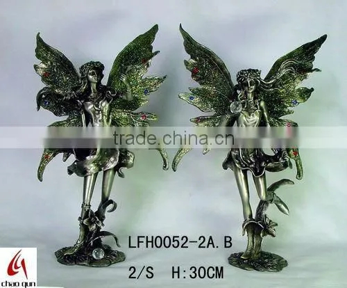 2012 metal lovely fairy sculpture 0293