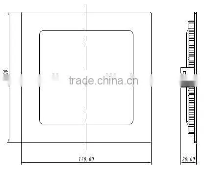 12W dimmable Ultra-thin ceiling led light