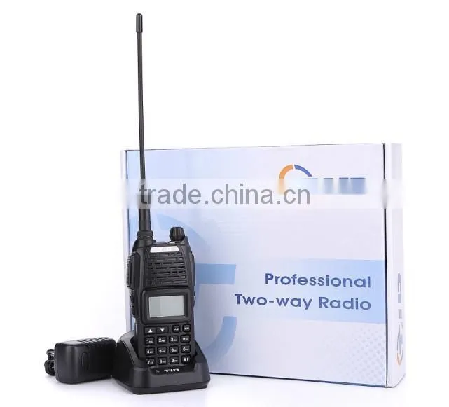 TD-V80 vhf and uhf dual band handsfree two way radio