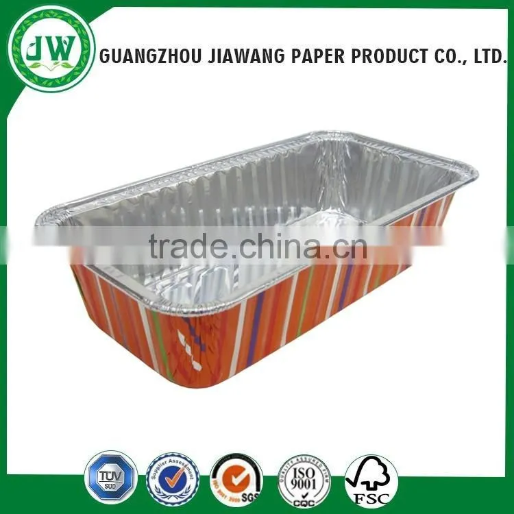 Rectangle aluminum container foil product aluminium foil food container colourful aluminum foil