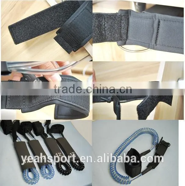 Wholesale 10' coil sup board leashes