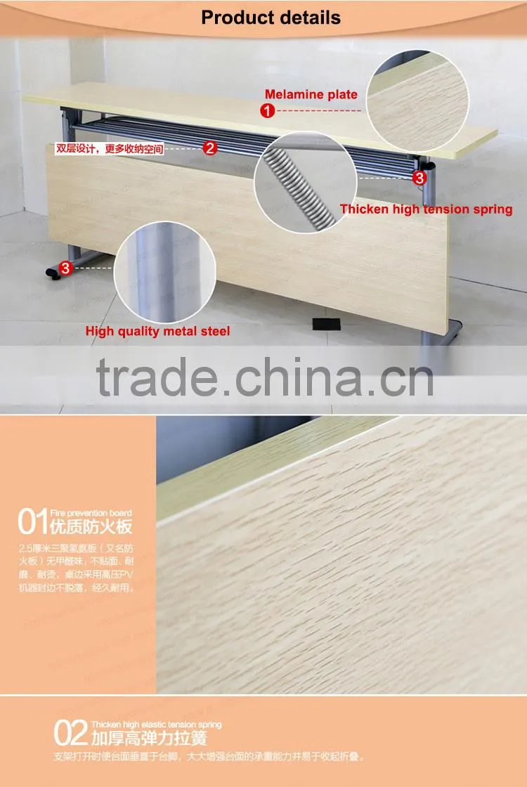 2015 newest hot sale folding steel table frame for drafting tables