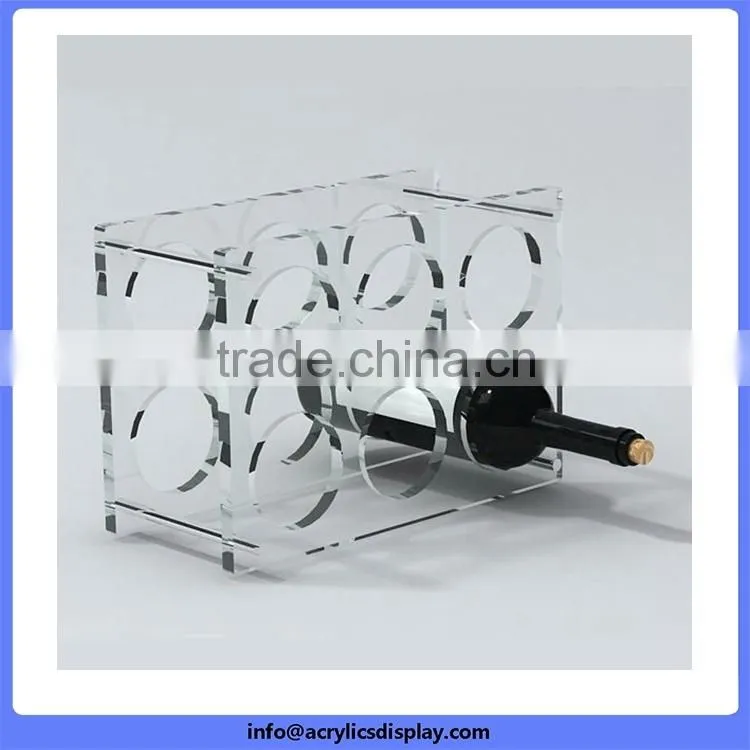 Cheap hot sell bottle acrylic wine display rack