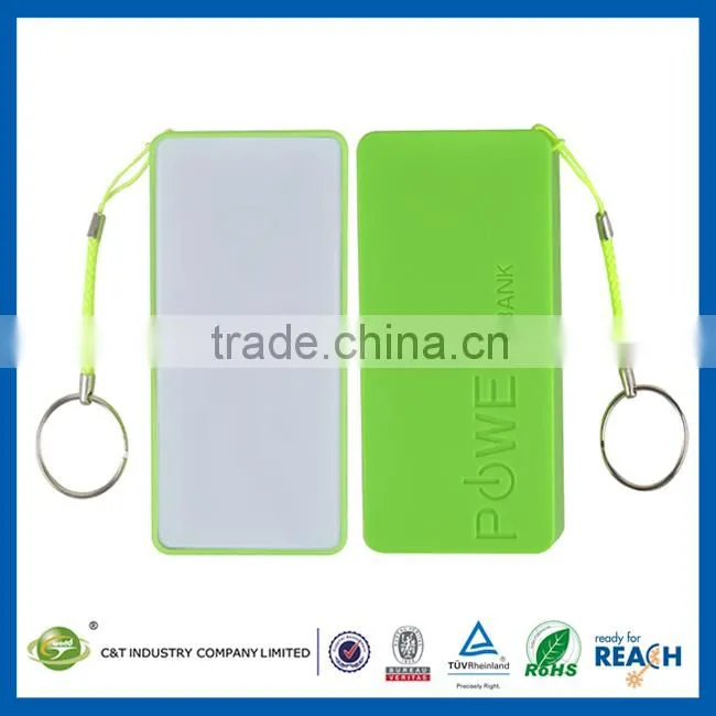 C&T 5600mAh Backup Charger Portable Power Bank Pack External Battery with Built-In Flashlight for cell phone