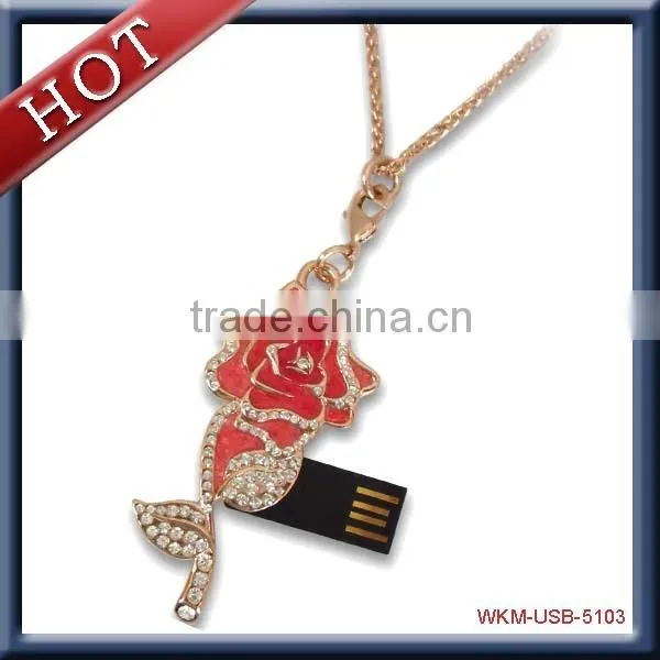 Beautiful crystal usb drive