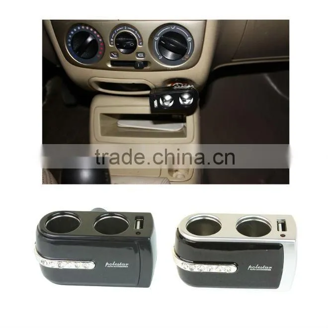 car cigarette socket with USB