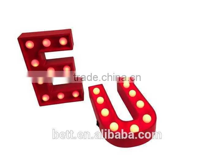 direct manufacture of fairground marquee letter light christmas letter light battery letter light