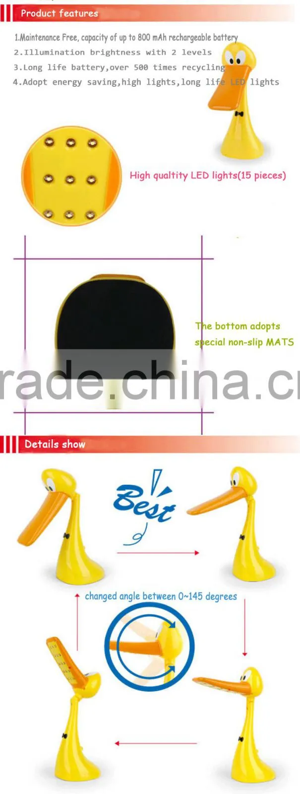 Custom gift box battery operated mini LED table lamp