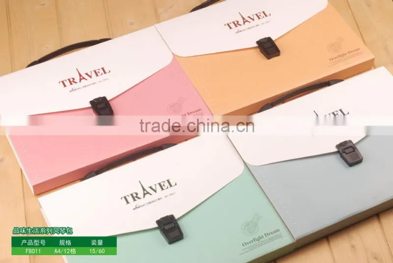 Decorative expanding file folder for students