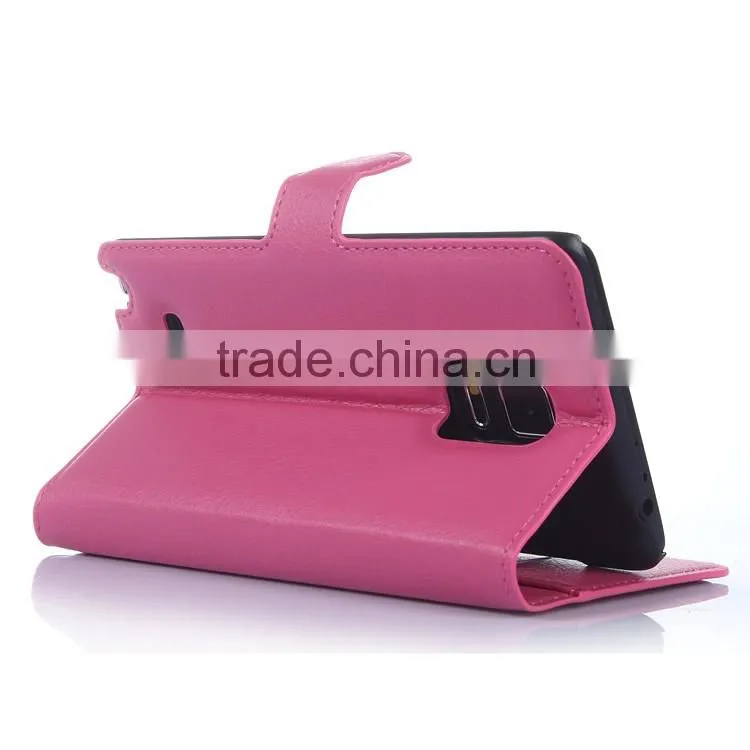 High Quality Leather Holster Card Wallet Folio Stand Flip Case Cover for Samsung GALAXY Note Edge N915