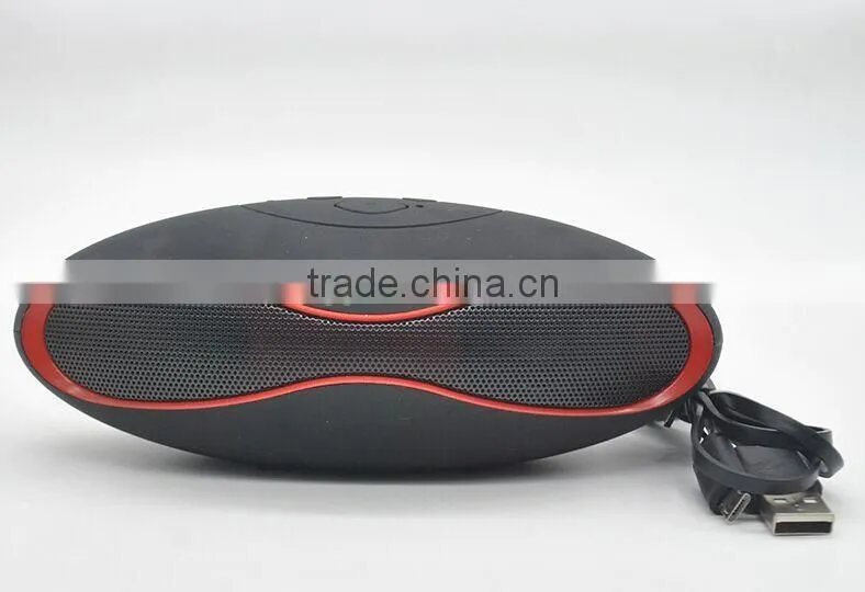 Hot Sale LEDFlashing Light Rugby Shape Portable Mini Bluetooth Speaker