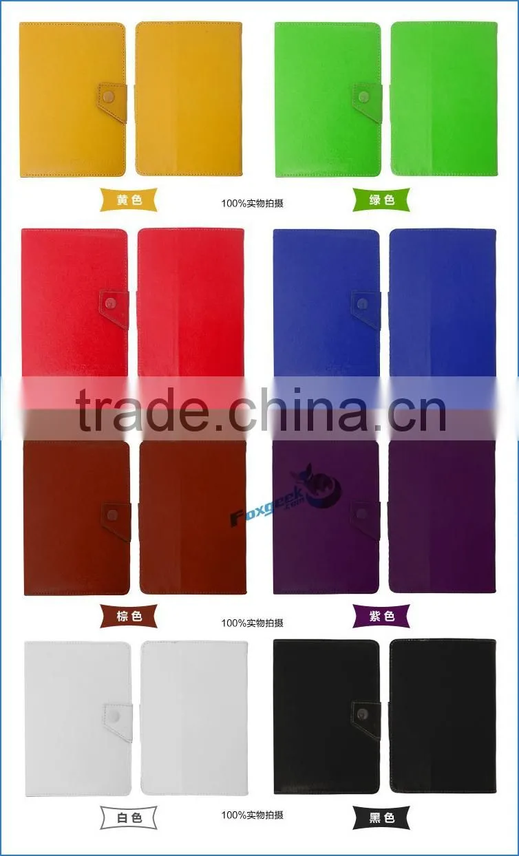 Factory Wholesale High Quality Leather Case for iPad Mini ,yellow ,pink red multi color case for ipad mini 2 /for mini 3