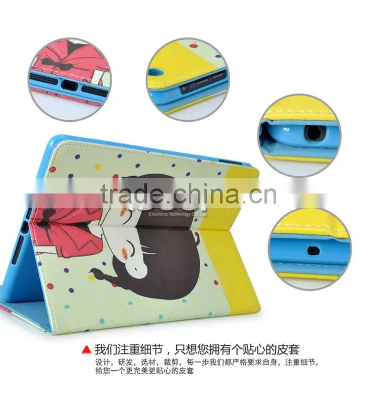 2014 New design belt clip leather case for ipad air tablet case cover for ipad case