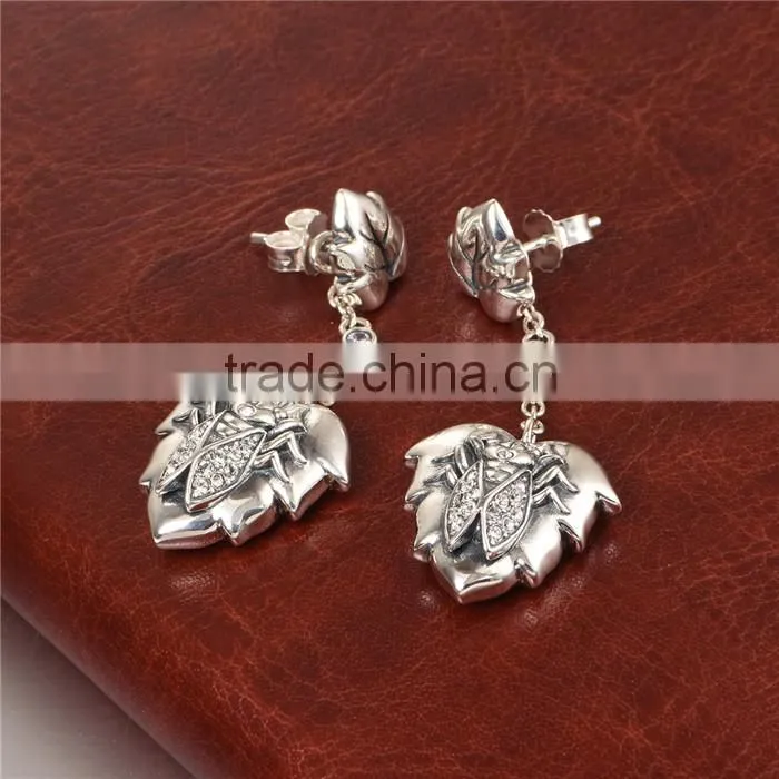 Guangzhou Wholesale Silver Jewelry New Fashion Woman'S Earrings