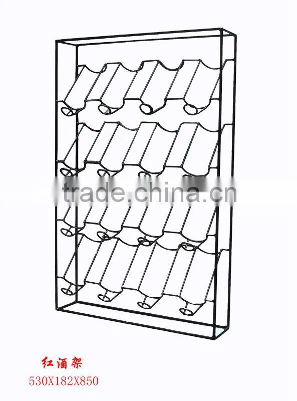 2014 metal wine bottle holder wall HSX-1535