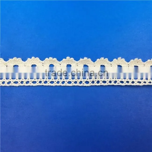 Wholesale High Quality H0727C3 Lace Ribbon,Crocheted Lace,100% Cotton Lace